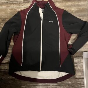 Cruel Girl Black and Burgundy Ski Jacket